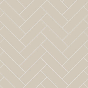 Taupe Grey Herringbone Tile  Waterproof Laminated Shower Wall Panels