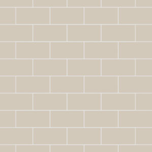 Taupe Grey Metro Tile Waterproof Laminated Shower Wall Panels