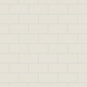 White Grey Metro Tile Waterproof Laminated Shower Wall Panels