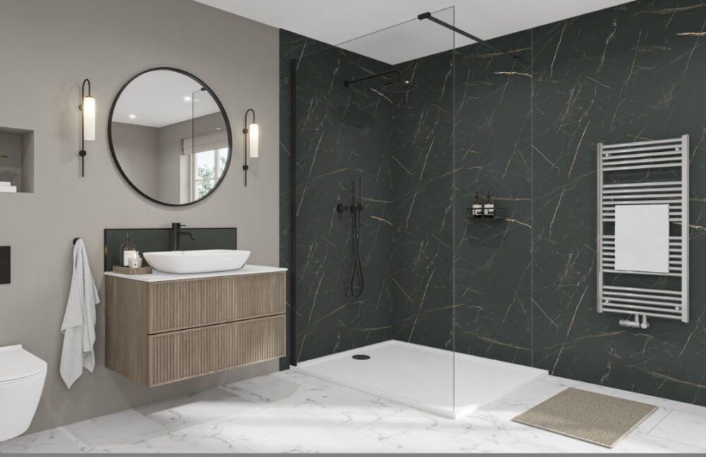 Marbre Celeste 100% Waterproof Wetwall Panels - Image 3