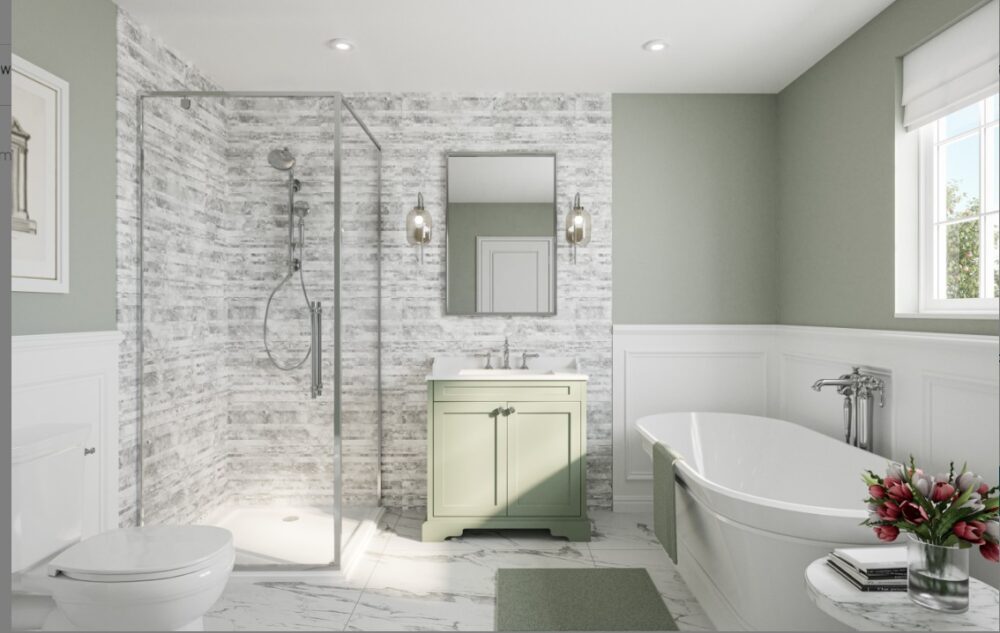 Nuvola Marble 100% Waterproof Wetwall Panels - Image 3