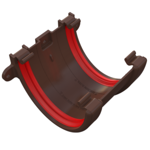 Brown Deep Guttering