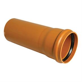 Underground 110mm Underground Pipe Single Socket 3m